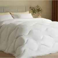 Casabel Piumino Invernale Molto Caldo, 700g/m², 200x200cm, Bianco