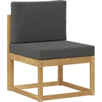 vidaXL Set da salotto da esterno, 5 pezzi, bianco e antracite