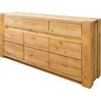 MASSIVMOEBEL24.DE MASSIVMOEBEL24 | Credenza in legno di quercia selvatica 173x40x85 oliato naturale KENT #108