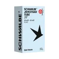Schwalbe Aerothan SV15 Alu 28'' (23/32-622) Camera d'aria bicicletta (28'' - 23/32-622, transparent)