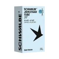 Schwalbe Aerothan SCV17 28'' (33/47-622) Camera d'aria bicicletta (28'' - 33/47-622, transparent)