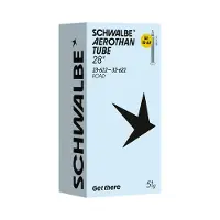 Schwalbe Aerothan SV15 28'' (23/32-622) Camera d'aria bicicletta (28'' - 23/32-622, transparent)