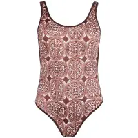 Oxbow Women's Darts One Piece Swimwear Costume intero Donna (XL, fuchsia)