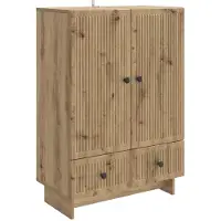Syfax Credenza Rovere Artigianale 66 x 34,5 x 95 cm