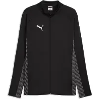 Puma Giacca sportiva 'TeamLIGA26' grigio scuro / nero