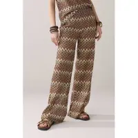 Summum Woman Wide Leg Zig Zag Pant Multicolour Taglia: S | Pantaloni Outlet | Donna