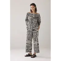 Summum Woman Blouse Two Tone Print Black Taglia: 40 | Magliette intime Outlet | Donna | Nero
