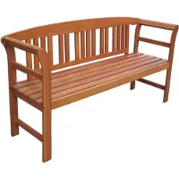 Garden Pleasure Panchina HARLAND, con rosone, 3 posti