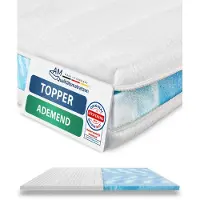 AM Qualitätsmatratzen | Premium Topper 120x210 cm | 6 cm di altezza | Mattress Topper | 120/210 | Topper di alta qualità Germany