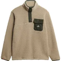 Superdry per uomo. M2014283A Polar Fuji Popper beige (XXL), Casual, Polister riciclato, Sostenibile