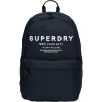 Superdry unisex. W9110426A Zaino con logo Montana blu navy (OSFA), Casual, Poliestere