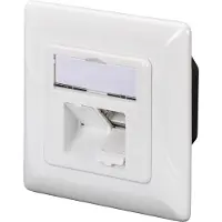 Digitus CAT 6A, classe EA, presa dati, compatibile con il design, montaggio a parete