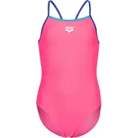 Arena Girl's Swimsuit Light Drop Solid Costume intero Bambini (116, fuchsia)
