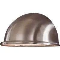 Konstsmide Applique da esterno Torino E14, acciaio inox