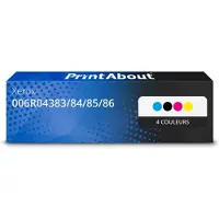 PrintAbout Toner compatibile Xerox 006R04383/84/85/86 - 4 colori Multipack