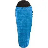 Alvivo Ibex Ultra Light Sacco a pelo in piuma (210 cm, blu)
