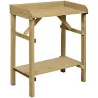 OEM Tavolo da giardinaggio con piano in zinco per esterni
