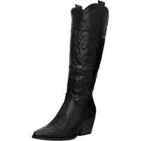 Salinyang Stivale da cowboy nero