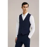 We fashion Waistcoat Dark Blue Taglia: 54 | Gilet Outlet | Uomo | Blu