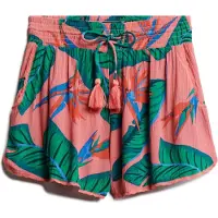 Superdry per donna. W7110423A Pantaloncini da spiaggia rosa (M), Casual, Viscosa