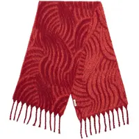 White Stuff Shelly Brushed Scarf Dark Red Taglia: OS | Sciarpe Outlet | Uomo | Rosso