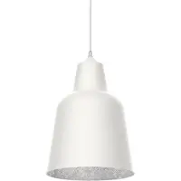 Lumicom Lampada A Sospensione Dong Bianca A Foglia