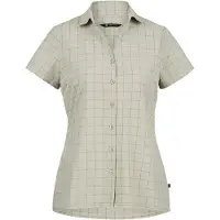 Heber Peak Women's WillowHe. Trekking Shirt S/S Camicetta Donna (M, beige/grigio)