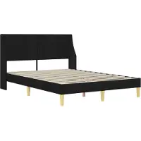 vidaXL Struttura letto con materasso e testiera in poliestere