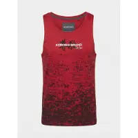 KOROSHI Maglietta rosso / nero / bianco