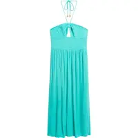 Superdry per donna. W8011660A Abito midi ritagliato blu (XL), Casual, Viscosa, Senza maniche / cinghie