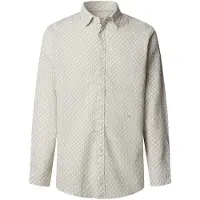 Pepe Jeans per uomo. PM3091199 maglietta verde Portland (XL), Casual, Lino, Manica lunga