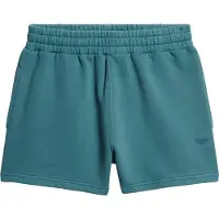 Superdry per donna. W7110387A Pantaloncini in felpa con lavaggio vintage turchese (L), Casual, Cotone