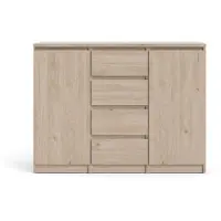 Ebuy24 Credenza Nada 2 ante e 4 cassetti Decoro Hickory.