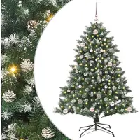 vidaXL Albero di Natale artificiale verde 150 cm