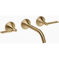 Dornbracht VAIA Mitigeur mural pour lavabo sans vidage, manette, saillie 190mm, 36712819-39, 36712819-39