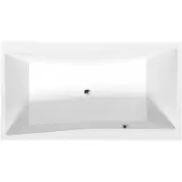 Polysan QUEST vasca rettangolare con piedini 190x100x49cm, bianco