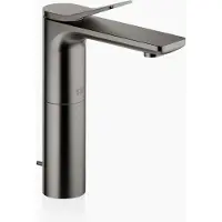 Dornbracht LISSÉ Mitigeur monocommandé pour lavabo avec pied surélevé, avec garniture d'écoulement, saillie 130mm, 33506845-99, 33506845-99