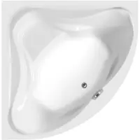 Hak Handelsagentur Koch Vasca angolare DUNJA 150 x 150 x 48 cm, bianco