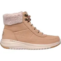 SKECHERS per donna. 144756 Stivali da avventura Stellar Alpine On The Go, marroni (42), Marrone, 3 a 5cm, Cerniera, Casual, Outdoor, All'ape