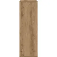 vidaXL Credenza laterale in legno effetto rovere artigianale, 30,5 x 27 x 84,5 cm