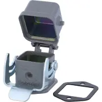 Harting Han 3A Custodia aggiuntiva diritta con 1 staffa con cappuccio protettivo in metallo - 1 pezzo