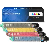 PrintAbout Toner compatibile Ricoh 841925/26/27/28 (MP C2503) - 4 colori Alta capacità Multipack