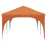 vidaXL Tenda da festa pieghevole 575 x 288 x 245 cm, tessuto Oxford arancione