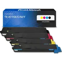 PrintAbout Toner compatibile Kyocera TK-8115K/C/M/Y - 4 colori Multipack
