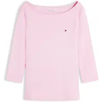 Tommy Hilfiger Cody Boat-neck 3/4 Sleeve Classic Pink Taglia: L | Maglie a manica lunga Outlet | Donna | Rosa