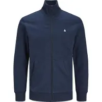 Jack & Jones Plus Size Felpa Girocollo Con Zip Semplice