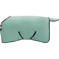 vidaXL Coperta per cavalli, colore verde scuro, 115 cm, in poliestere e pile