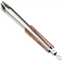 Petromax Barbecue and Charcoal Tongs (54 cm, edelstahl, holz)