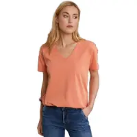 River Woods Orange Basic V-neck T-shirt Short Sleeves Taglia: XXL | Maglie Sportivi Outlet | Donna | Arancione