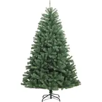 vidaXL Albero di Natale artificiale pieghevole verde 150 cm